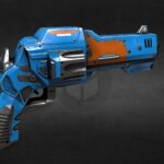 Futuristic Magnum gun