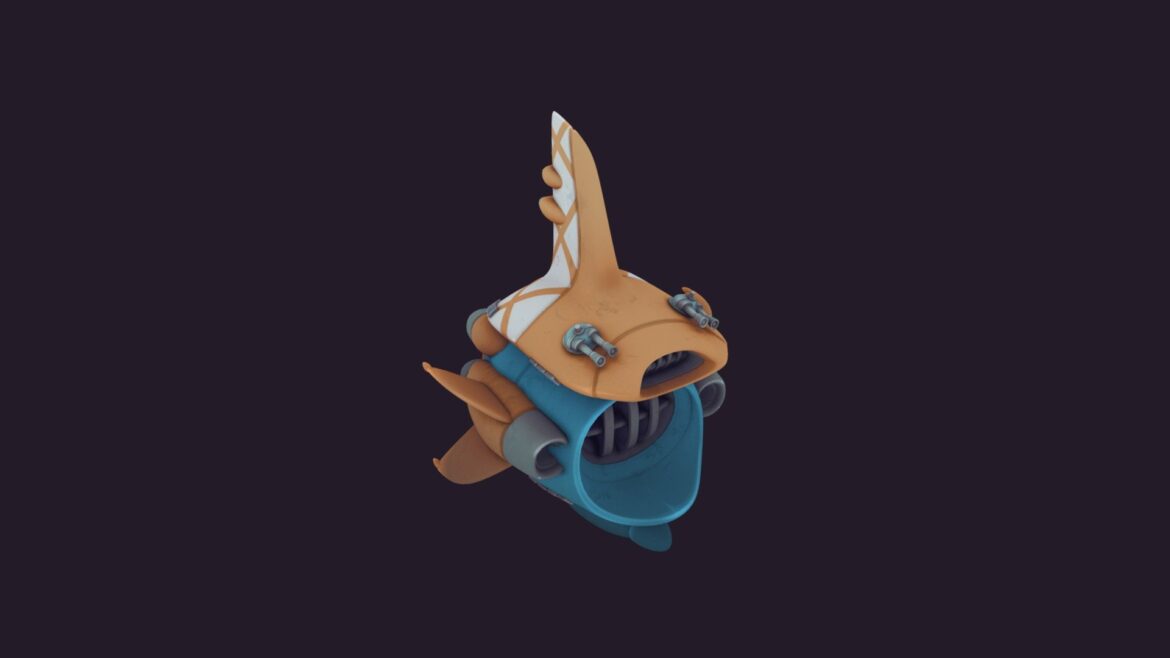 galactic defenders carrier 3d model