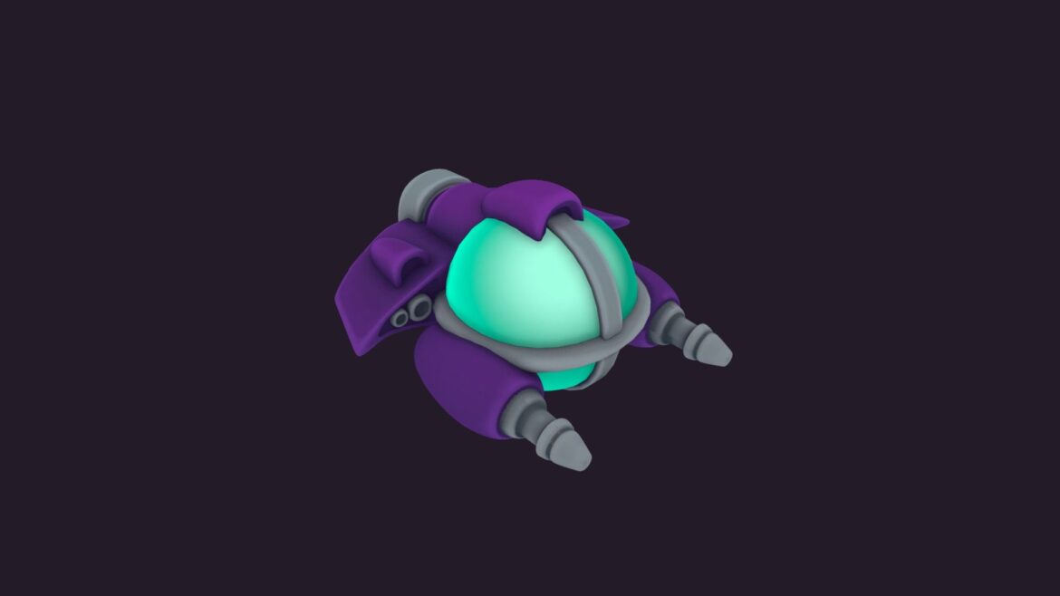 galactic defenders fighter 3d model