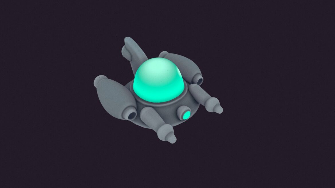 galactic defenders scout 3d model