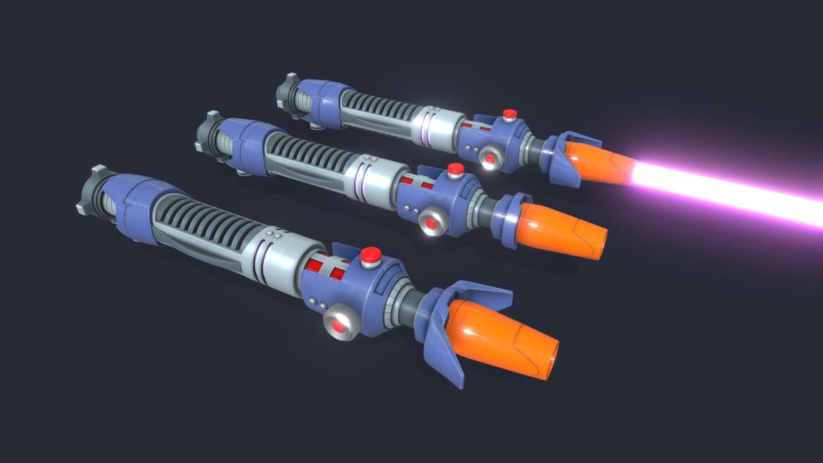 galvatron saber 3d model