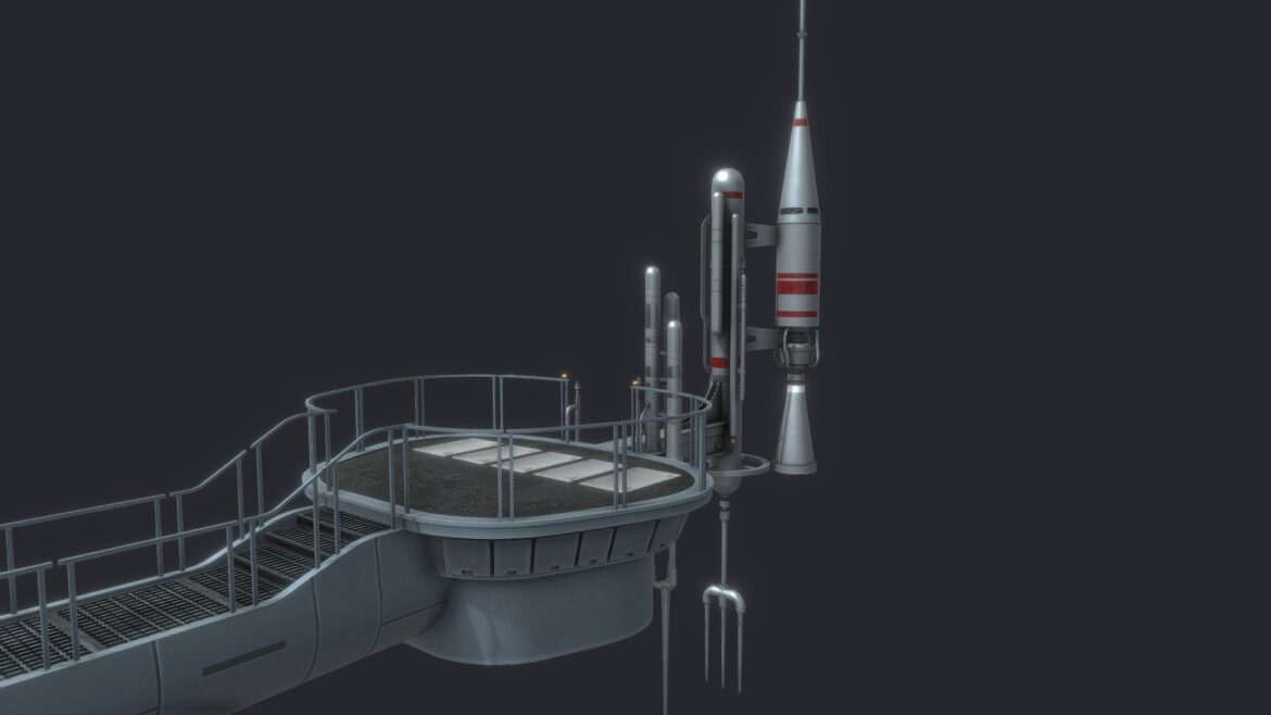 gantry area 3d model