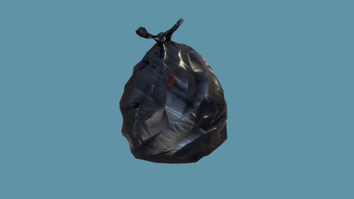 garbage bag 3d model