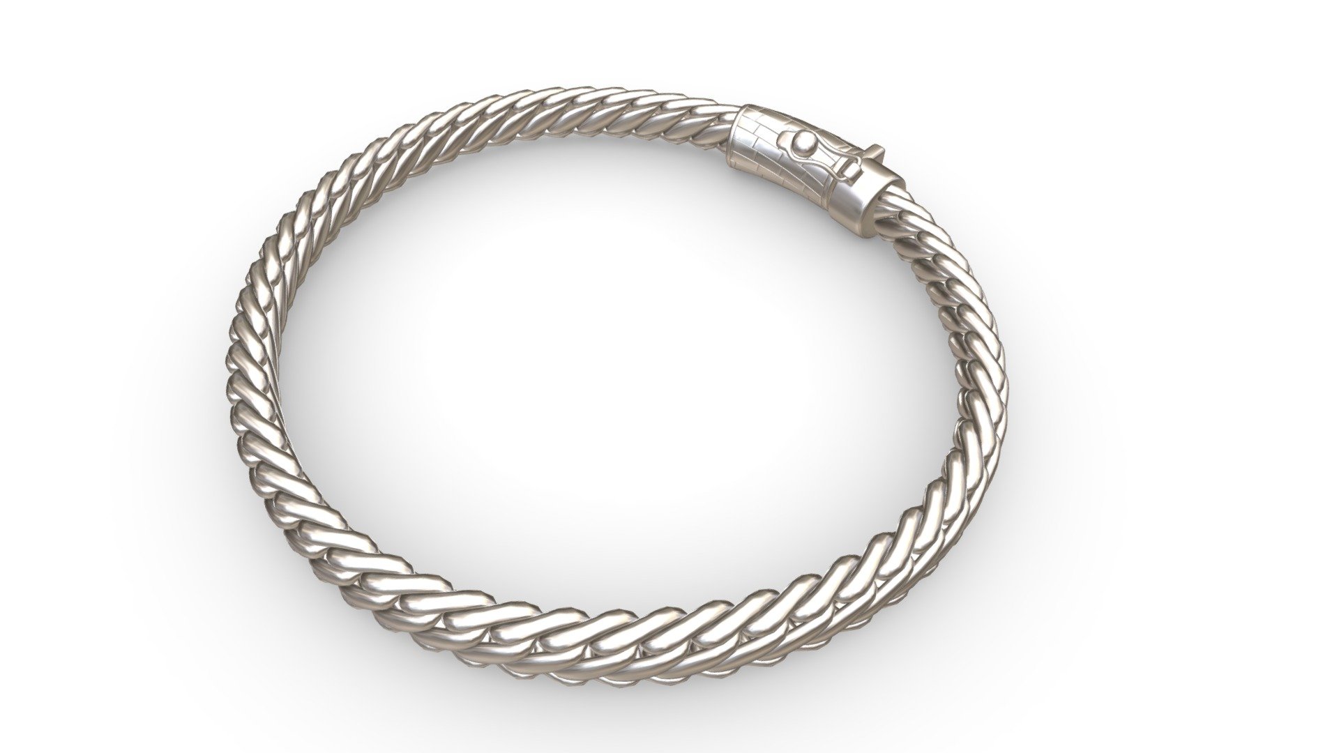 Heavy Serpentine Link Bracelet