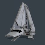 Imp Lambda Shuttle V2 -Animation Flight