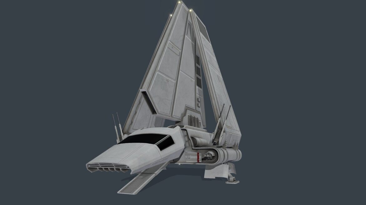 imp lambda shuttle v2 3d model