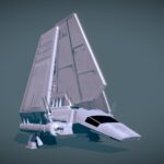 imperial shuttle 3d model
