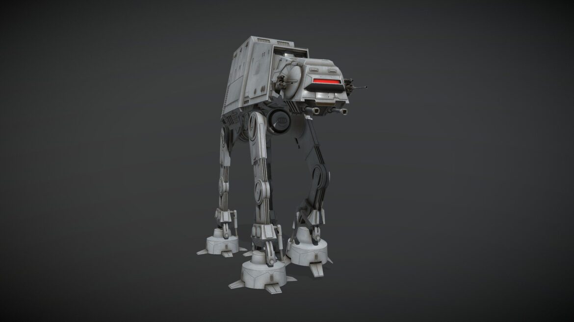 imperial walker esb 3d model