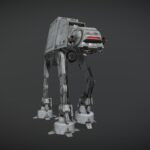 imperial walker esb 3d model