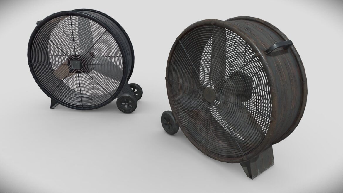 industrial fan 3d model