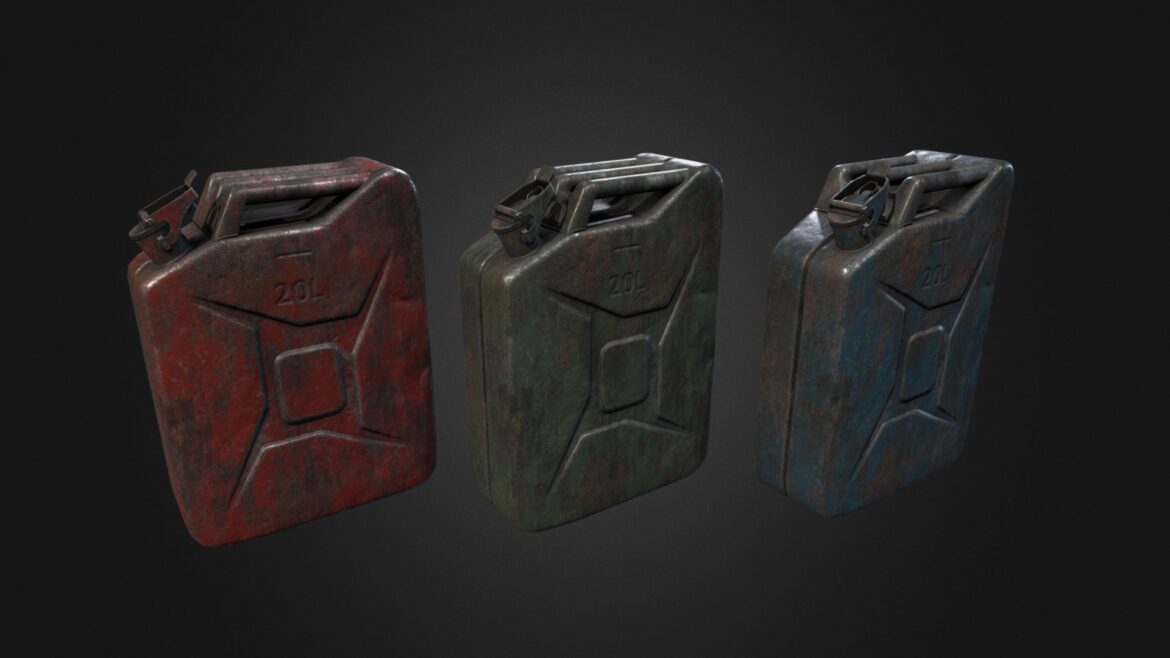 jaws of extinction jerrycan 3d model