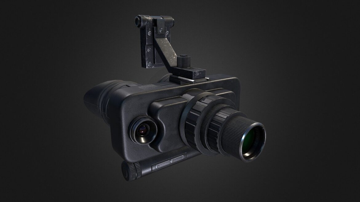 Jaws Extinction Goggles 3d Model - Detailed 3D model of Night Vision Goggles from Jaws of Extinction, featuring realistic textures and tactical design.