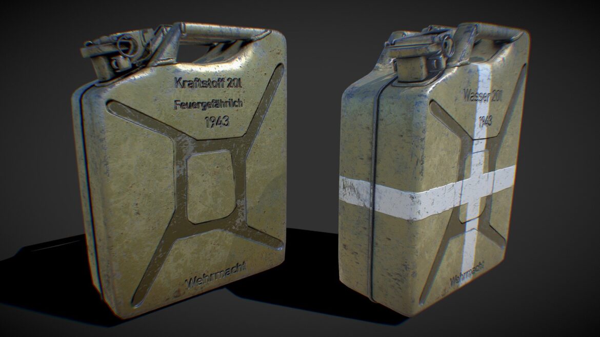 jerry can 3d model