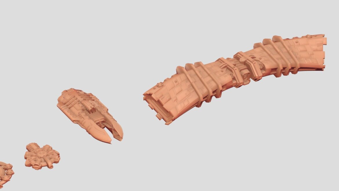 karkan fleet 3d model