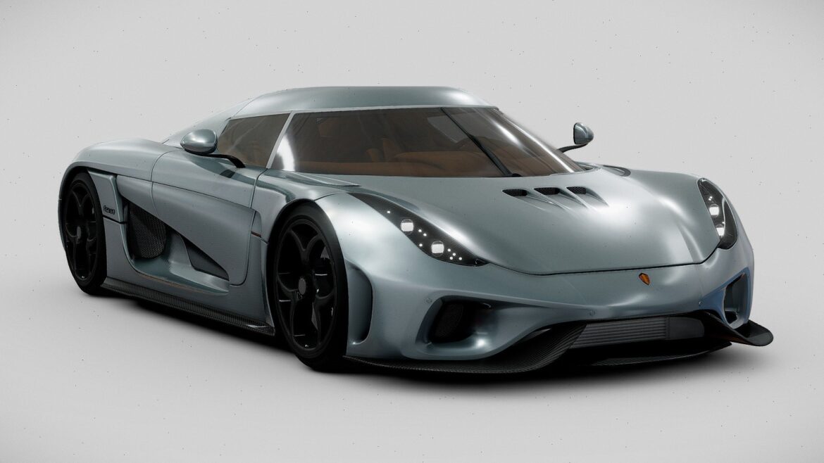 koenigsegg regera 2017 3d model