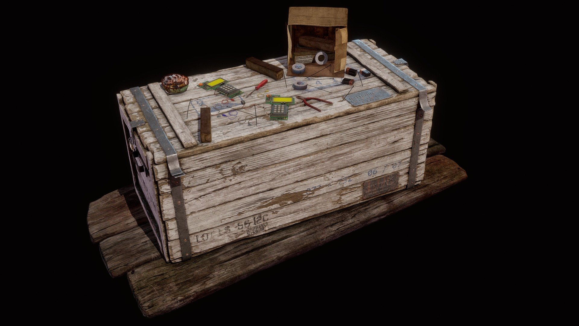 Large Crate Set – Swamp Diorama