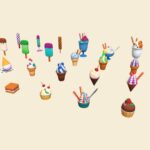 Low Poly Modular Ice Cream Combo Pack
