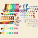 Low Poly Modular Ice Cream Ingredients Pack