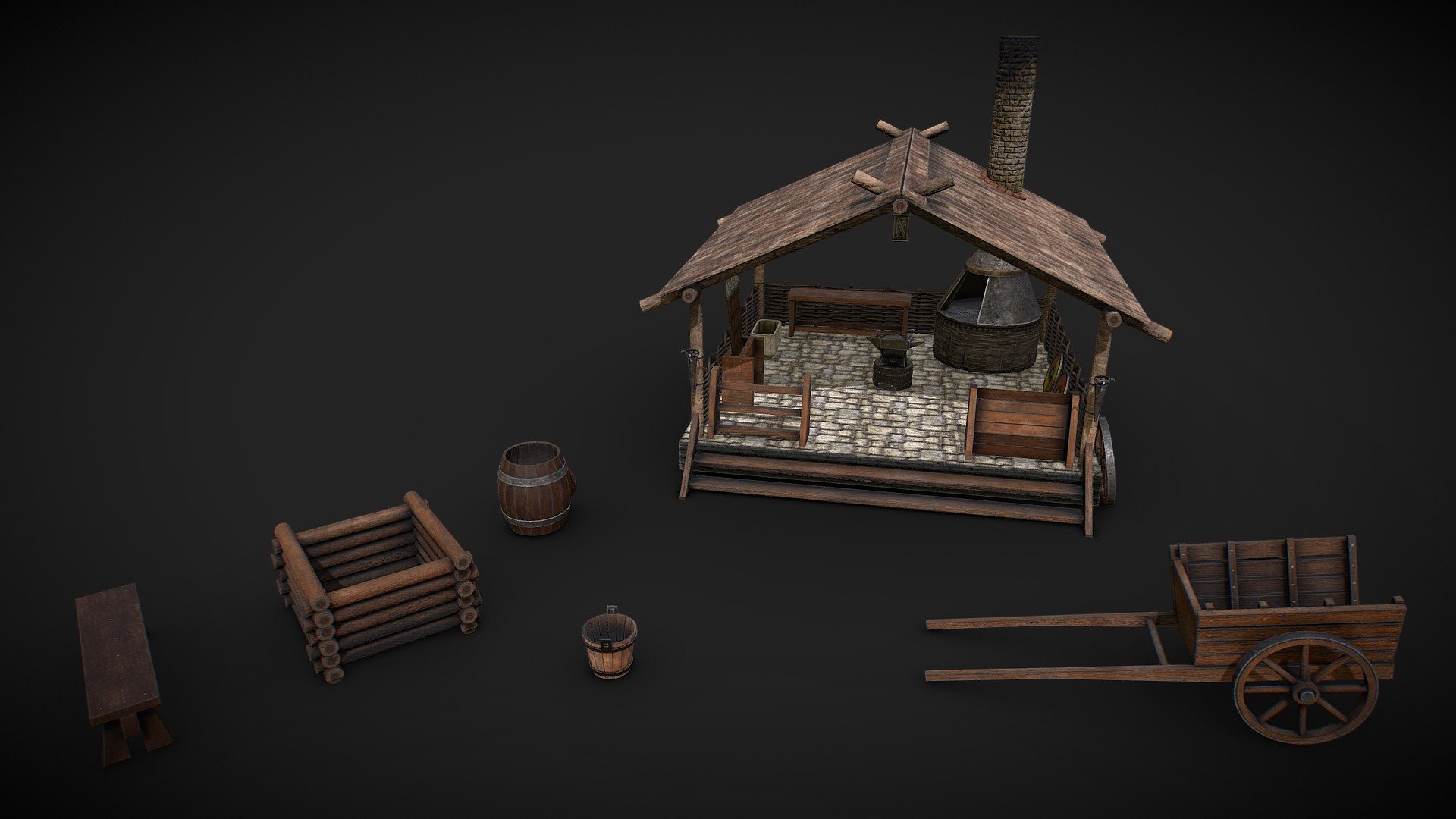 Medieval forge