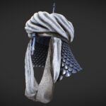 medieval helmet 1 3d model