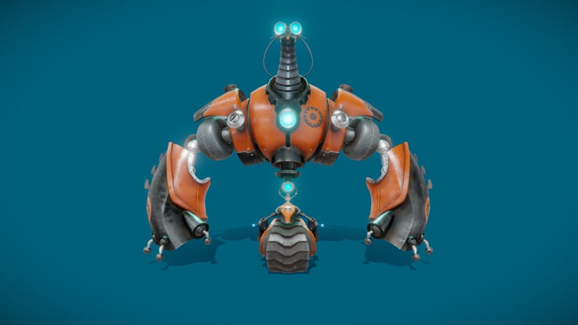 modular robot 3d model