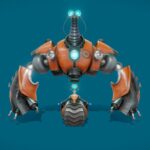 modular robot 3d model