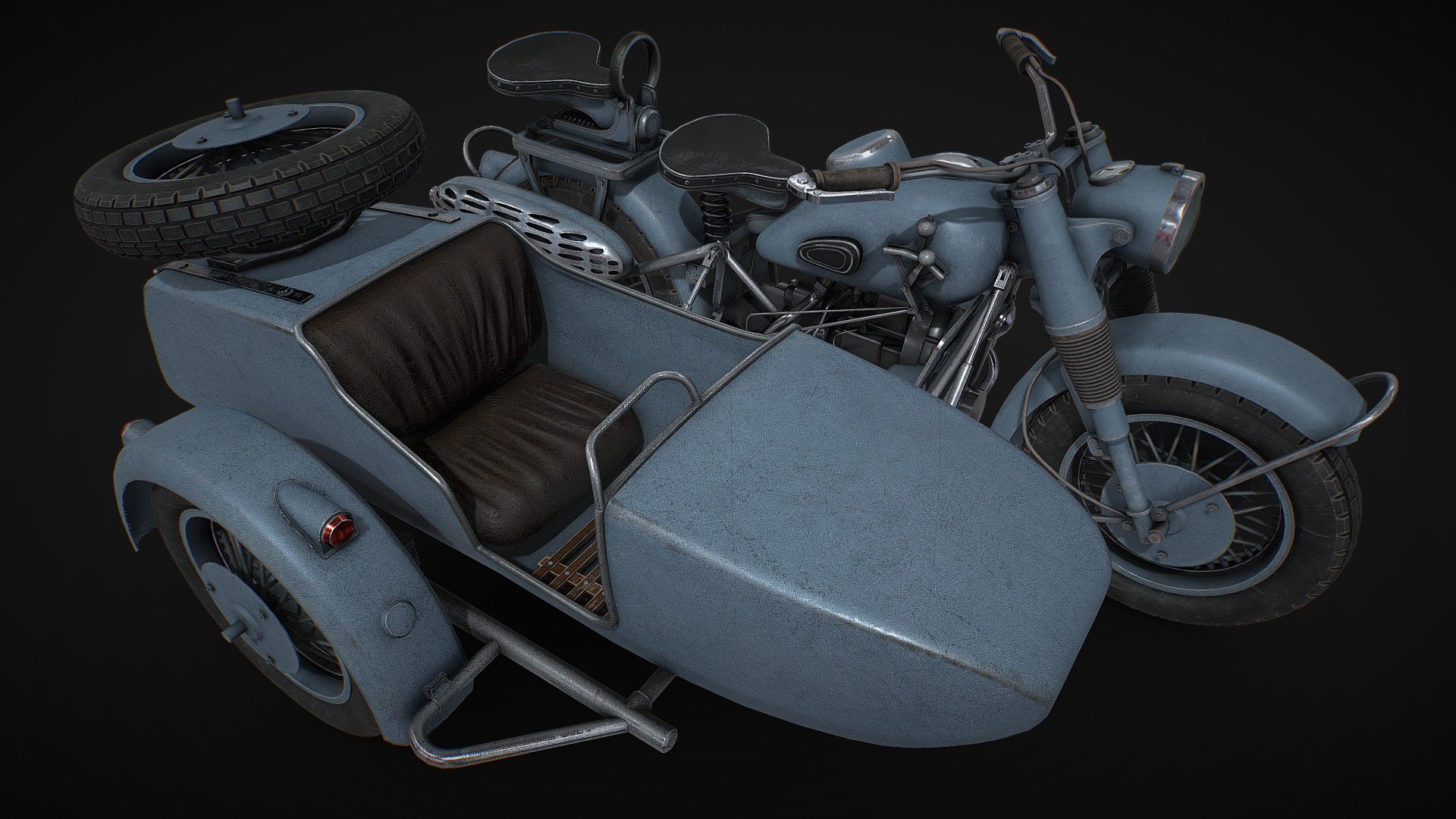 Motorcycle with sidcar