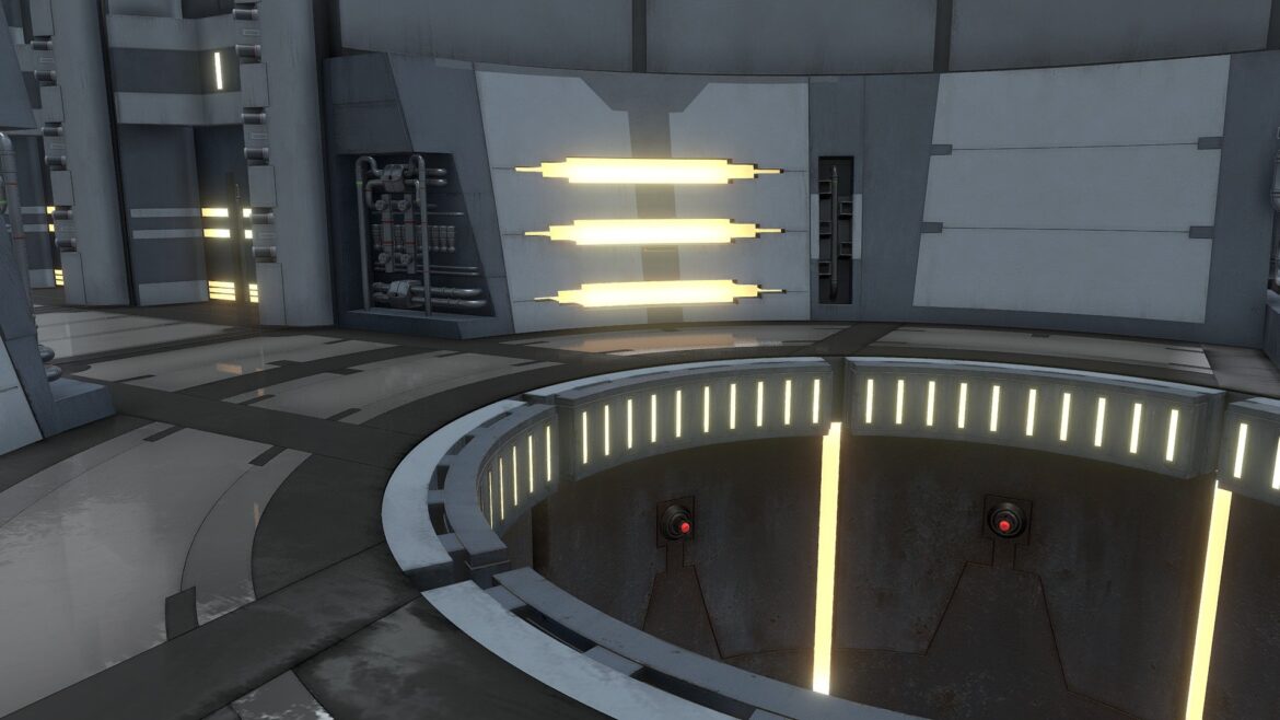 naboo theed core 3d model