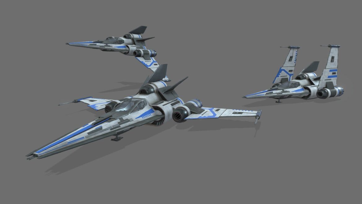 needle fighter 3d model