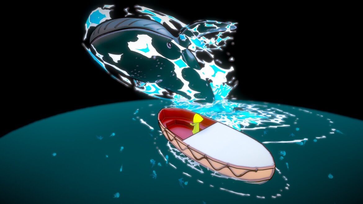 night ocean 3d model