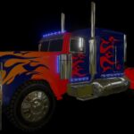 optimus prime 3d model