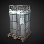 Packed Liquid Nitrogen Tanks
