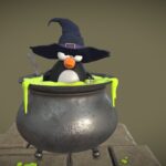 Penguins Halloween Bath Time