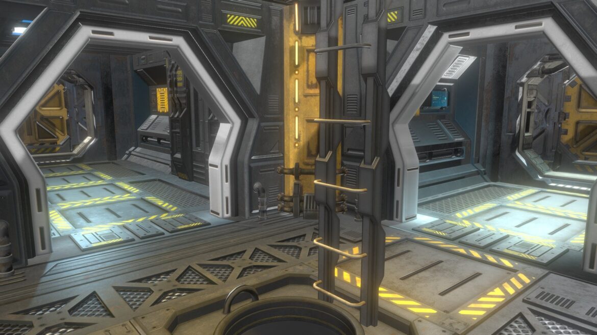 phils scifi corridorpack 001 3d model