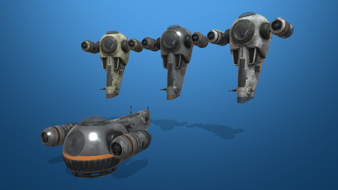 pod ship 3d model