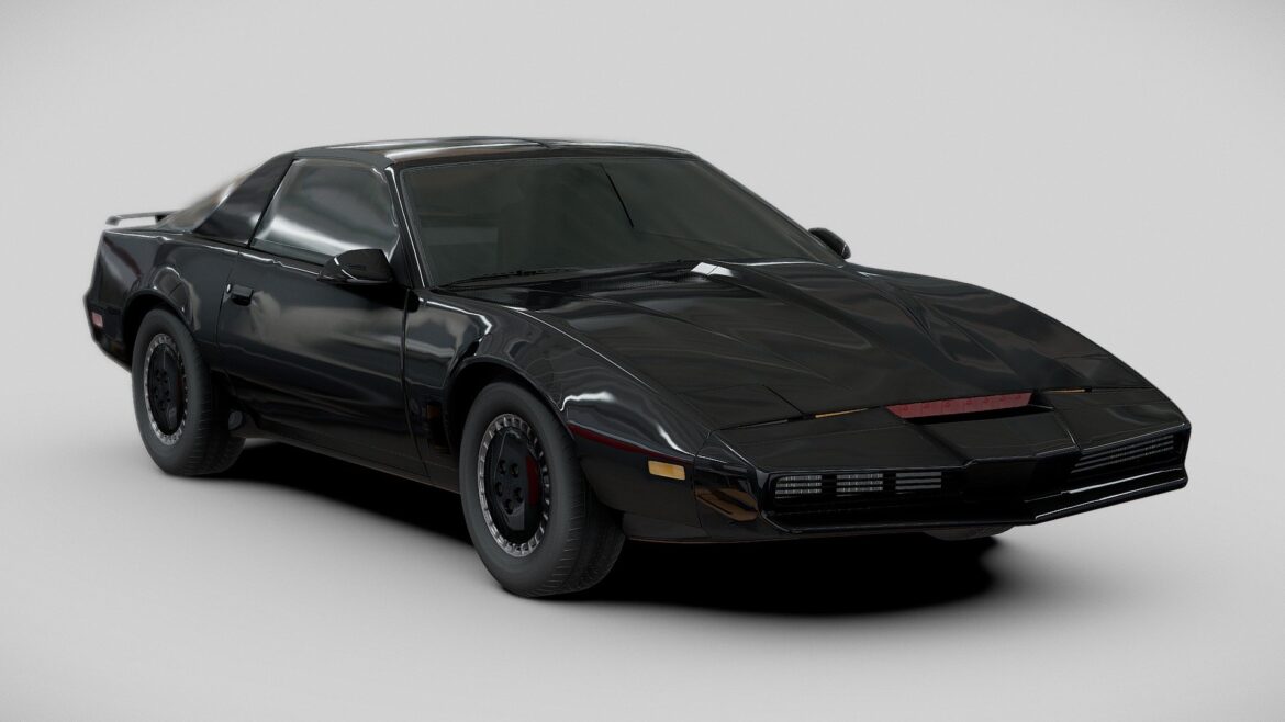 pontiac firebird kitt 1982 3d model
