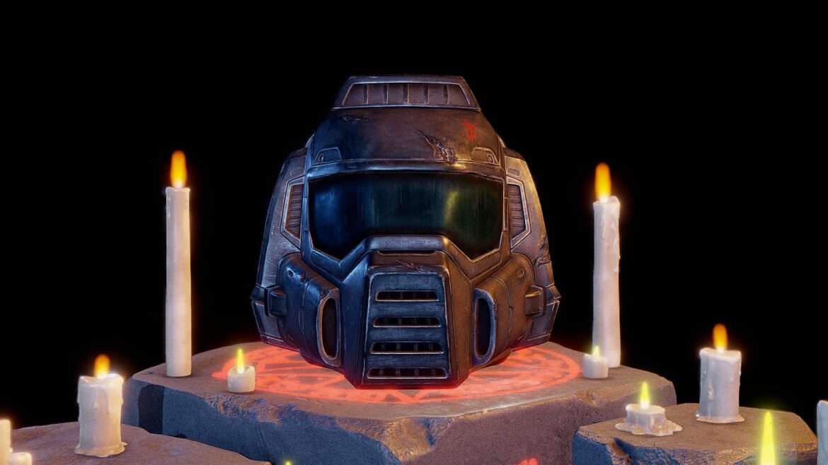 praetor helmet 3d model