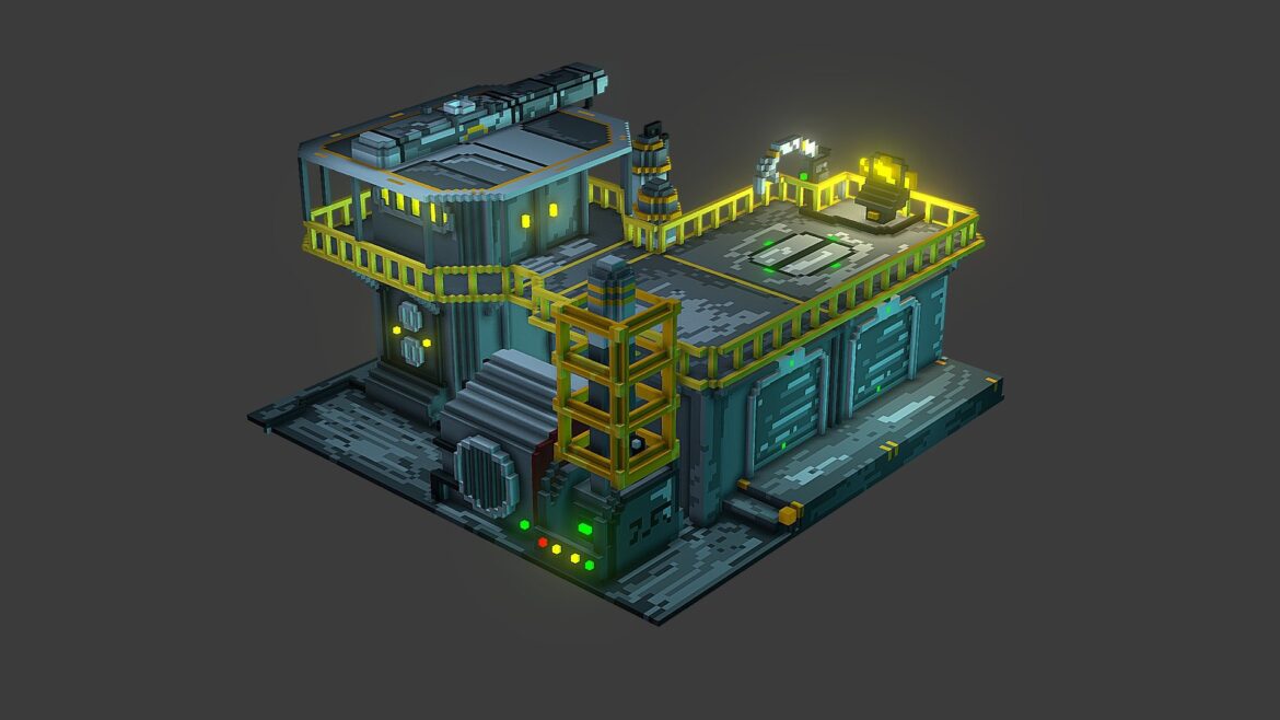 repair bay 3d model