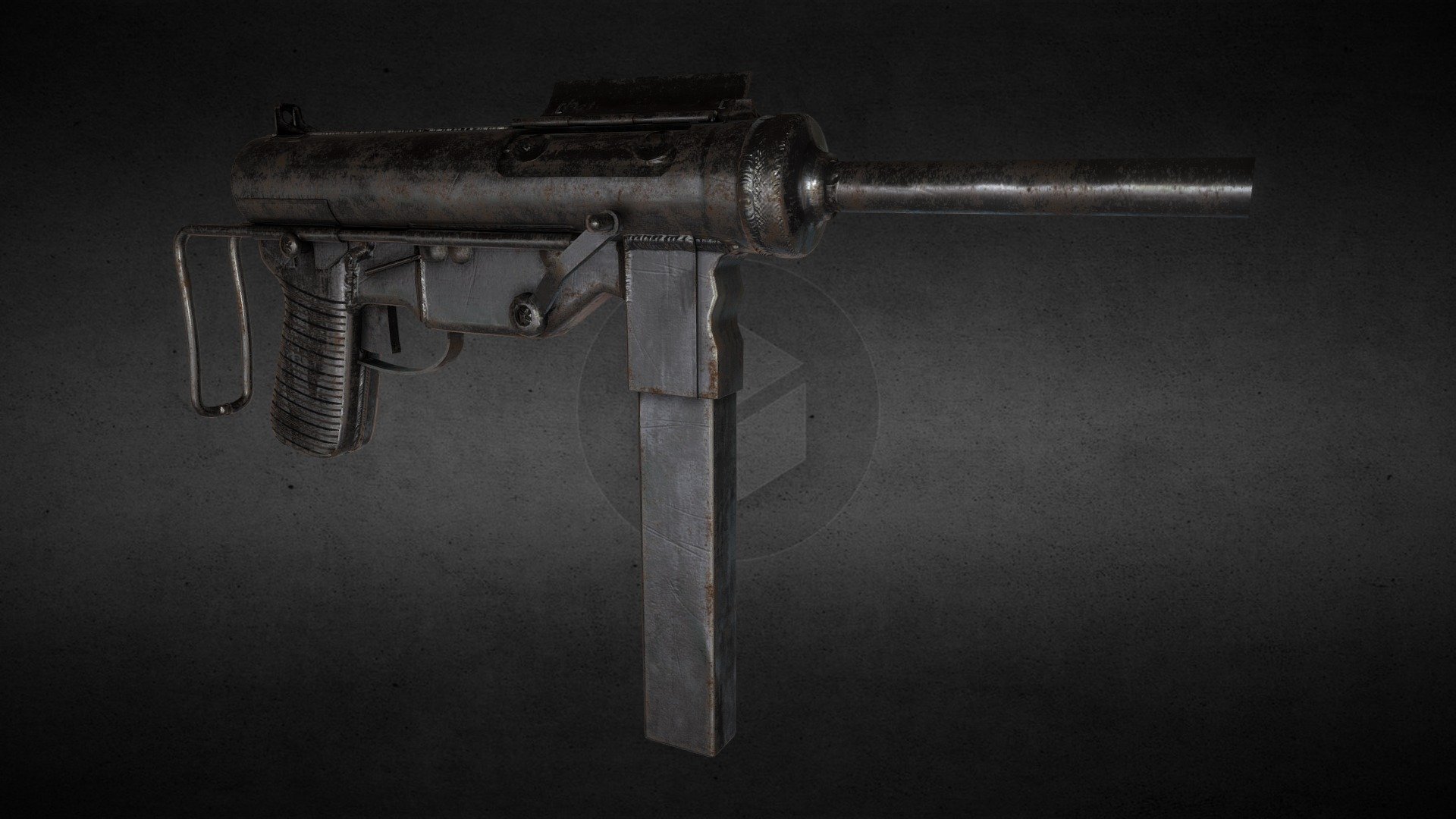 Salvaged M3 ‘Grease-gun’