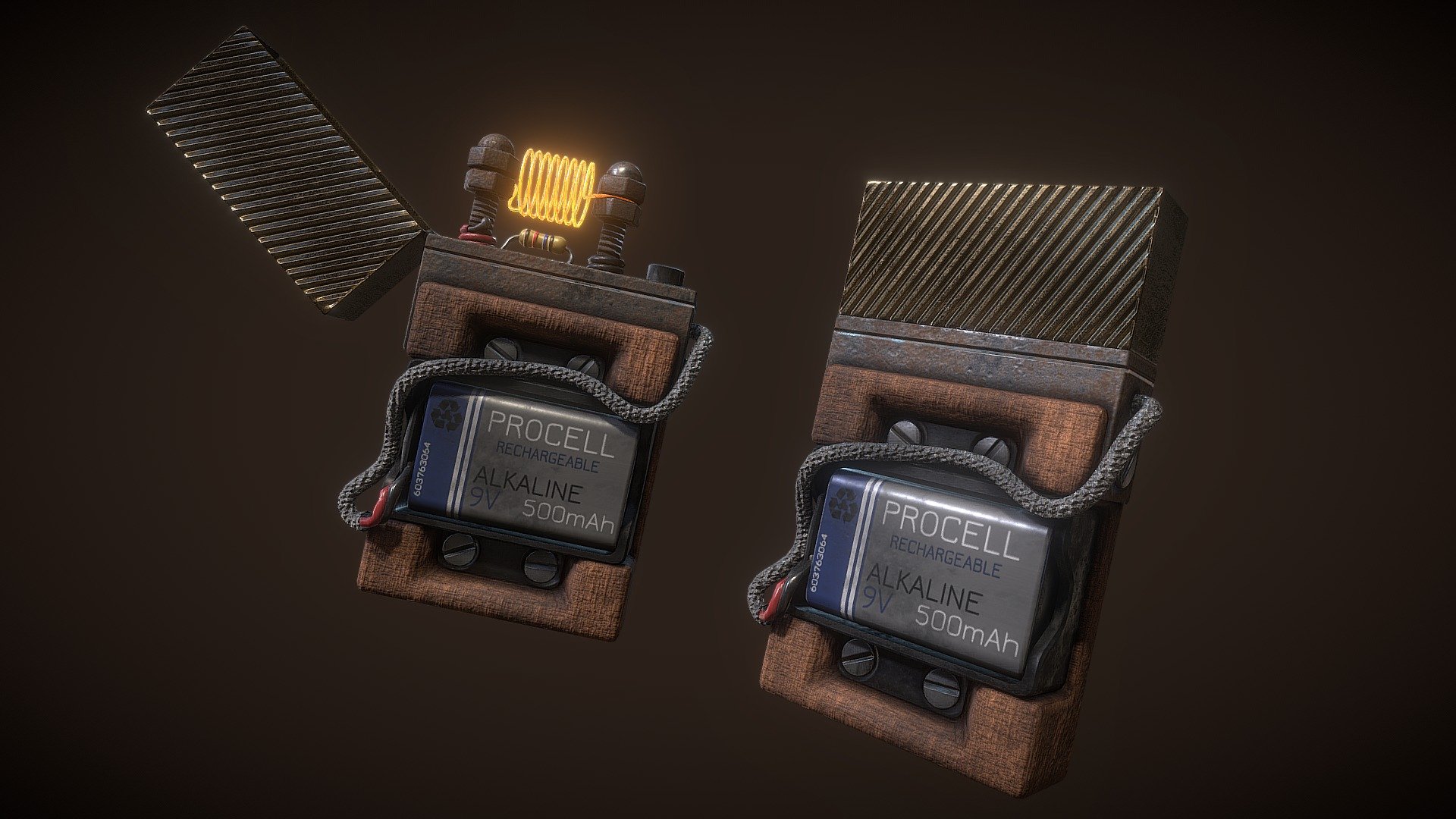 Salvaged ‘nichrome’ lighter