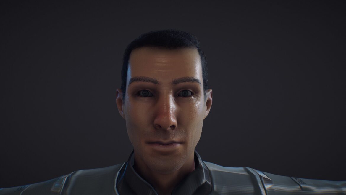 scientist 3d model