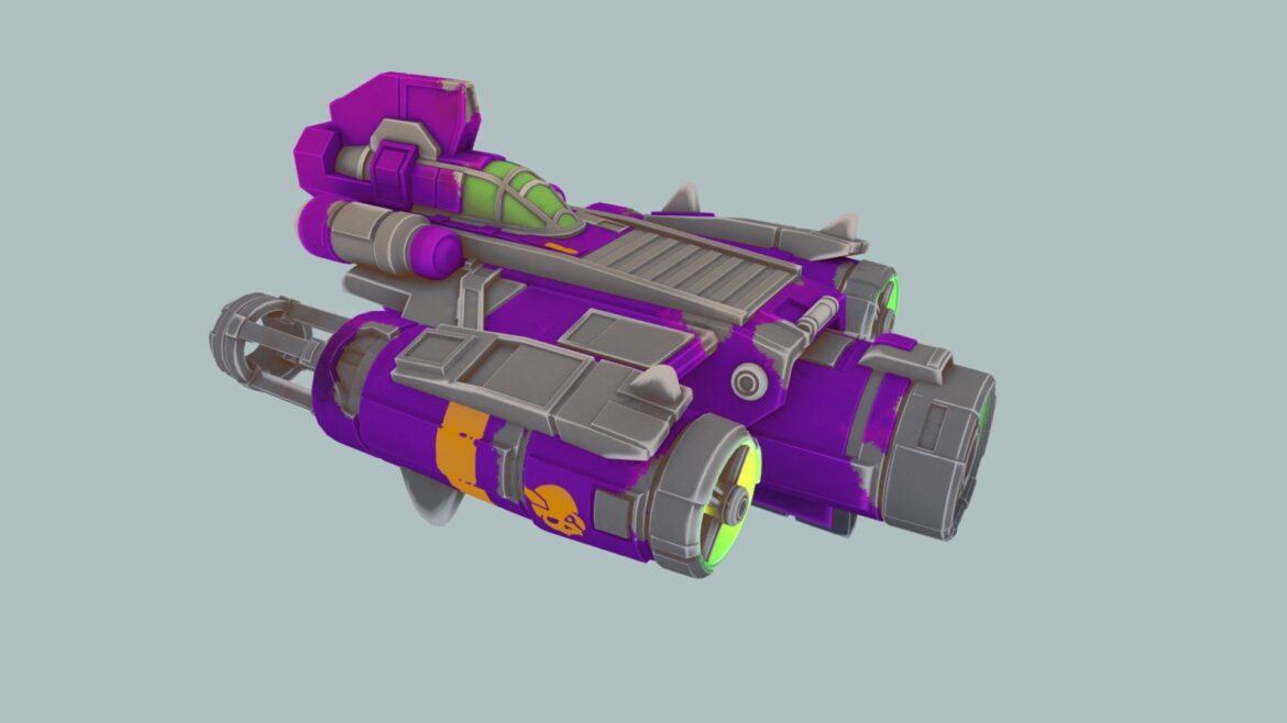 scrapyard bomber 3d model