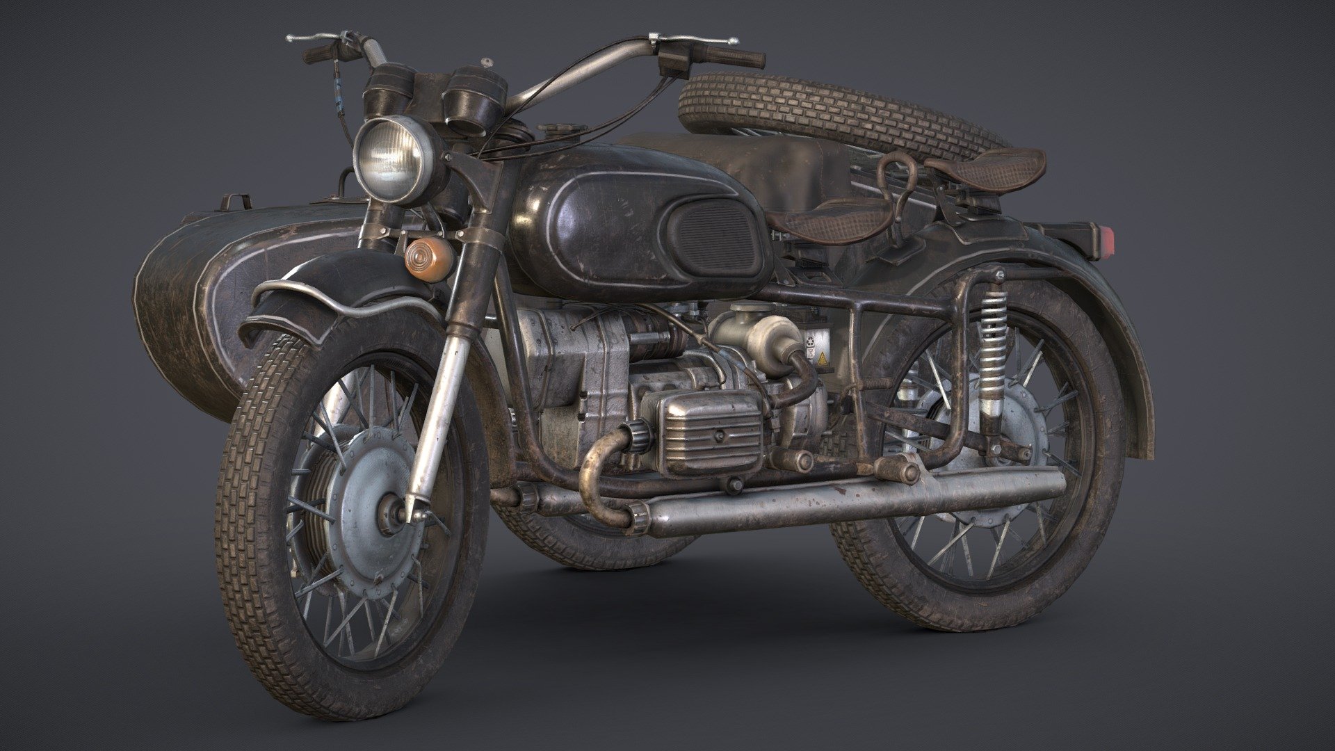 Sidecar Motorbike