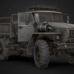 Soviet Truck Ural 4320 Rust Version