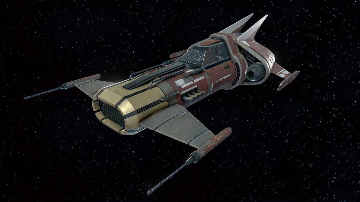 space fighter 3d model