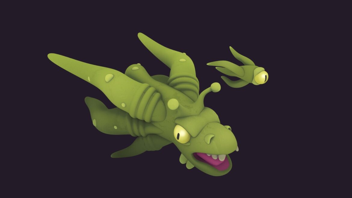space kraken 3d model