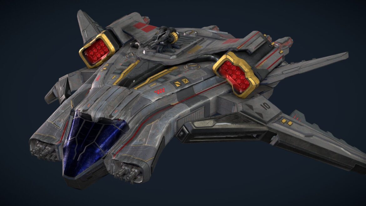 xian spaceship 3d model