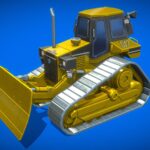 Stylized Bulldozer