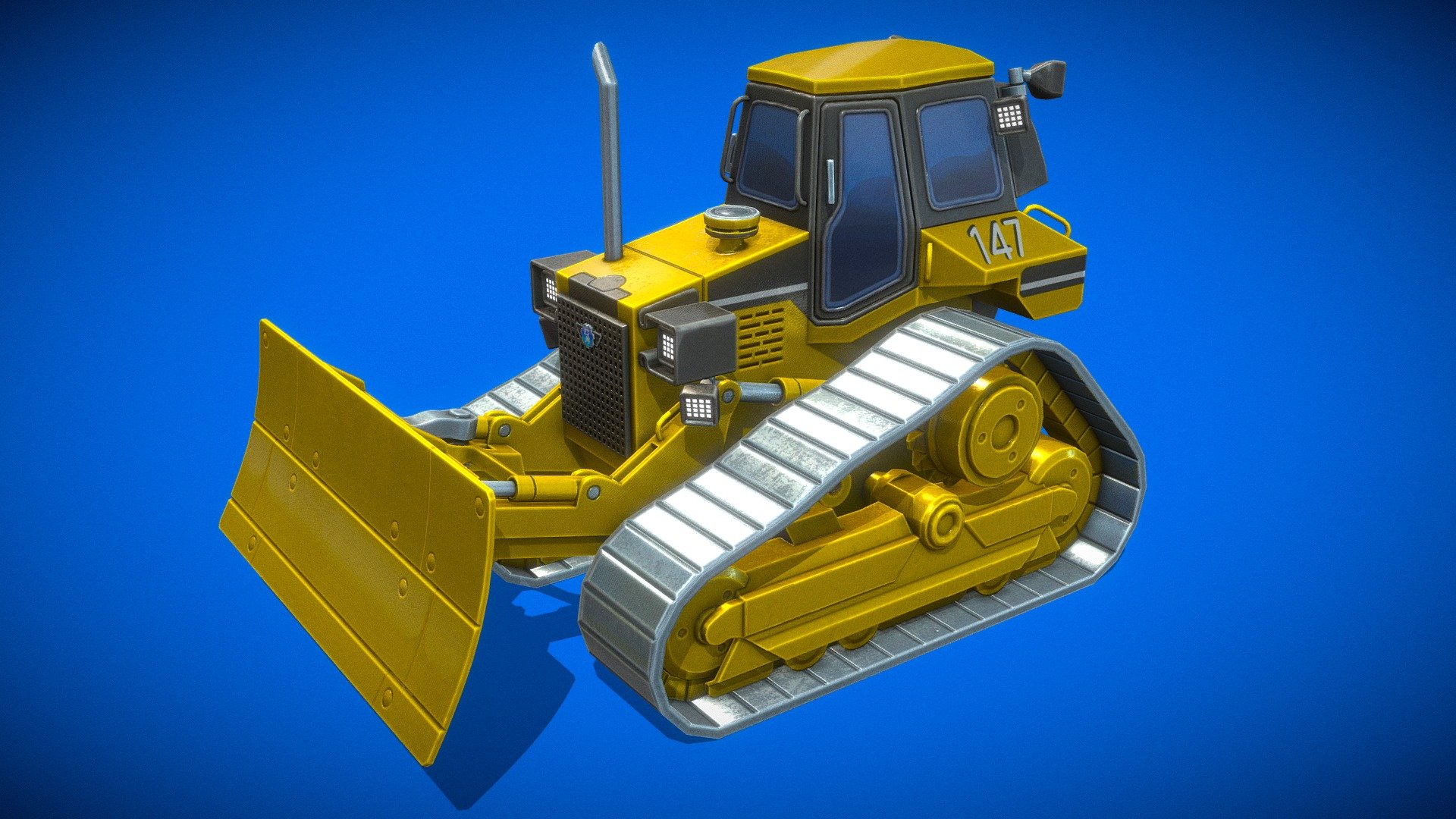 Stylized Bulldozer