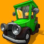 stylized old car 3d model